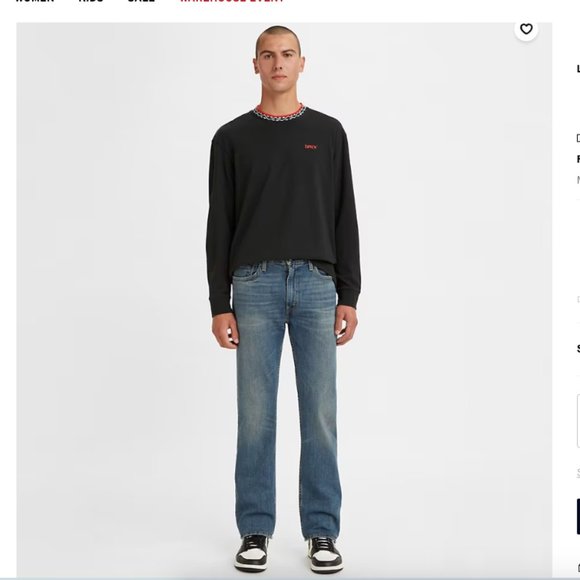 Levi’s 513 Flex W34 L30 but Hemmed to 28” soft stretch Slim Straight Medium wash - Picture 1 of 14